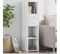 vidaXL Highboard blanc 30x42,5x124 cm Bois composite