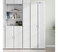 vidaXL Buffet haut blanc 30x42,5x185 cm bois d'ingénierie, buffet, armoire de rangement, panneau latéral, armoire, armoire 3281392