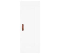 vidaXL Buffet Haut, Armoire de Rangement avec Pieds, Meuble de Rangement, Organisateur Salon Salle de Séjour, Moderne, Blanc Bois d'Ingénierie 3200297 Blanc