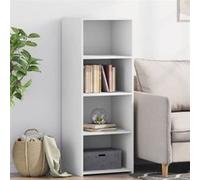 vidaXL Buffet haut 846390 bois d'ingénierie 45x41x124 cm blanc
