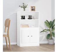 vidaXL Buffet haut blanc 60x35,5x103,5 cm bois d'ingénierie 816312