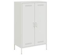 vidaXL Buffet Haut Blanc 68x39x113 cm Acier