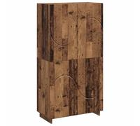 vidaXL Buffet Haut Bois de chêne 79 x 41 x 151 cm Bois d'ingénierie