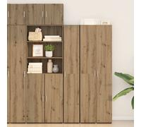 Vidaxl Buffet Haut Chêne Artisan 30x42.5x185 Cm Bois D'ingénierie