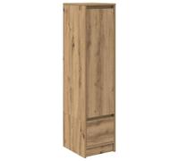 vidaXL Buffet haut chêne artisanal 29,5x34x119,5 cm bois d'ingénierie