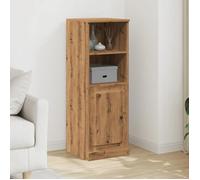 vidaXL Buffet haut chêne artisanal 36x35,5x103,5 cm bois d'ingénierie, armoire, armoire de rangement, buffet haut, armoire 857150