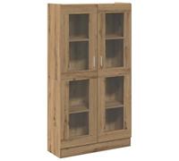 vidaXL Buffet haut Chêne artisanal - Bois d'ingénierie 82,5x30,5x150 cm Multicolore