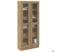 vidaXL Buffet haut chêne artisanal 82 5x30 5x185 cm bois d'ingénierie 3318721