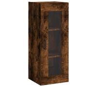 Vidaxl Buffet Haut Chêne Fumé 34,5x34x180 Cm Bois D'ingénierie Multicolore