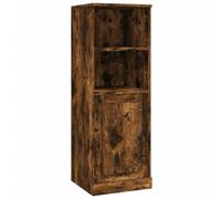 vidaXL Buffet haut chêne fumé 36x35,5x103,5 cm bois d'ingénierie Marron