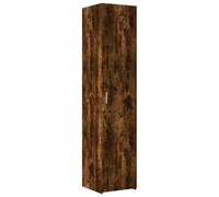 Vidaxl Buffet Haut Chêne Fumé 40x42,5x185 Cm Bois D'ingénierie Multicolore