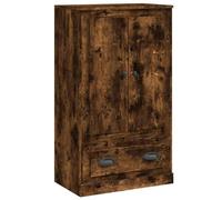 vidaXL Buffet haut, armoire latérale moderne - Chêne fumé, bois d'ingénierie