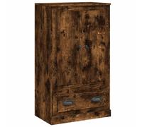Vidaxl Buffet Haut Chêne Fumé 60x35,5x103,5 Cm Bois D'ingénierie Multicolore