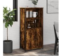 vidaXL Buffet haut chêne fumé 62x36x121,5 cm bois d'ingénierie 834212