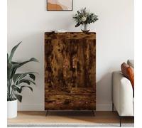 vidaXL Buffet haut 830297 – Chêne fumé, bois d'ingénierie 69,5x31x115 cm