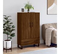 Vidaxl Buffet Haut Chêne Marron 69,5x31x115 Cm Bois D'ingénierie Multicolore