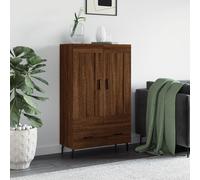 Vidaxl Buffet Haut Chêne Marron 69,5x31x115 Cm Bois D'ingénierie Multicolore