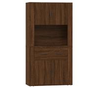 vidaXL Buffet haut Chêne marron Bois d'ingénierie 3185374