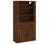 vidaXL Buffet haut Chêne marron Bois d'ingénierie 3185382