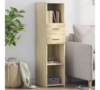 Vidaxl Buffet Haut Chêne Sonoma 30x42,5x124 Cm Bois D'ingénierie Multicolore