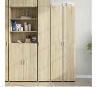 vidaXL Buffet haut Chêne Sonoma 30x42,5x185 cm bois d'ingénierie Marron