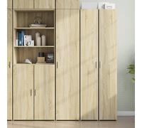 Vidaxl Buffet Haut Chêne Sonoma 40x42,5x185 Cm Bois D'ingénierie Multicolore
