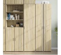 Vidaxl Buffet Haut Chêne Sonoma 45x42,5x185 Cm Bois D'ingénierie Multicolore
