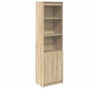 vidaXL Armoire de rangement Sonoma chêne 50x35x180 cm, 5 étagères, 60 kg, montage au sol, rustique