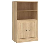 Vidaxl Buffet Haut Chêne Sonoma 60x35,5x103,5 Cm Bois D'ingénierie Multicolore
