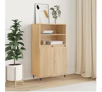 vidaXL Buffet haut Chêne Sonoma 831479 Bois d'ingénierie 60x36x110 cm