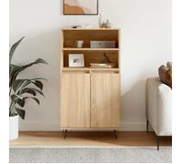 vidaXL Buffet haut Chêne sonoma 60x36x110 cm Bois d'ingénierie 831487