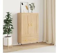 vidaXL Buffet haut chêne sonoma 69,5x31x115 cm bois d'ingénierie 830303