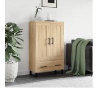 vidaXL Buffet haut 830351 chêne sonoma bois d'ingénierie 69,5x31x115 cm