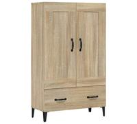 vidaXL Buffet haut Chêne sonoma 70x31x115 cm Bois d'ingénierie Marron