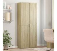 Vidaxl Buffet Haut Chêne Sonoma 70x35x180 Cm Bois D'ingénierie Marron