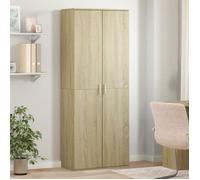 Vidaxl Buffet Haut Chêne Sonoma 70x35x180 Cm Bois D'ingénierie Marron