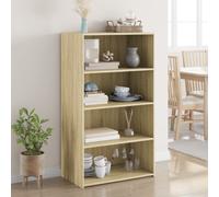 Buffet haut chêne sonoma 70x41x124 cm bois d'ingénierie, buffet, placard, armoire latérale, armoire, armoire de 846406