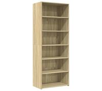 vidaXL Buffet haut chêne Sonoma - Bois d'ingénierie 70x41x185 cm - Marron