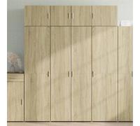 vidaXL Buffet haut chêne Sonoma 80×42,5×185 cm bois d'ingénierie 3281436