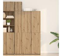 Vidaxl Buffet Haut En Chêne Artisanal 40x42,5x185 Cm En Bois D'ingénierie