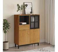 vidaXL Buffet haut FLAM 92x40x122,5 cm bois massif de pin 357829