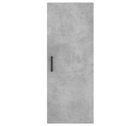 Buffet Haut, Armoire de Rangement avec Pieds, Meuble de Rangement, Organisateur Salon Salle de Séjour, Moderne, Gris Béton Bois d'Ingénierie