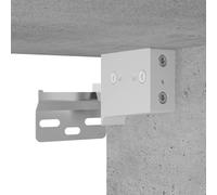 Buffet haut Gris béton 69,5x34x180 cm Bois d'ingénierie 3189937