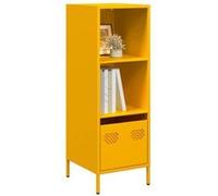 Vidaxl Buffet Haut Jaune Moutarde 35x39x103,5 Cm Acier Multicolore