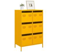 Buffet Haut Armoire avec Rangement Organisateur Salle de Séjour Acier vidaXL