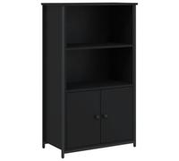 Vidaxl Buffet Haut Noir 62x32x103,5 Cm Bois D'ingénierie Multicolore