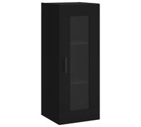 Buffet Haut, Armoire de Rangement avec Pieds, Meuble de Rangement, Organisateur Salon Salle de Séjour, Moderne, Noir Bois d'Ingénierie 3199306