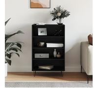 vidaXL Buffet haut noir 57x35x90 cm bois d'ingénierie 827229