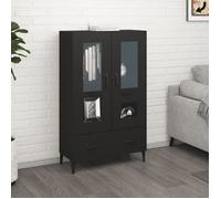 vidaXL Buffet haut noir 70x31x115 cm bois d'ingénierie, armoire, armoire de rangement, buffet haut, armoire latérale, armoire haute, armoire console Noir https://www.fnac.com/mp49186757/vidaXL-Buffet-haut-noir-70x31x115-cm-bois-d-ingenierie/w-4?oref=e69b9907-a1ed-993f-c763-b27b81268e81