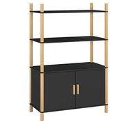 vidaXL Buffet Haut Noir 80x40x121 cm Bois d'ingénierie
